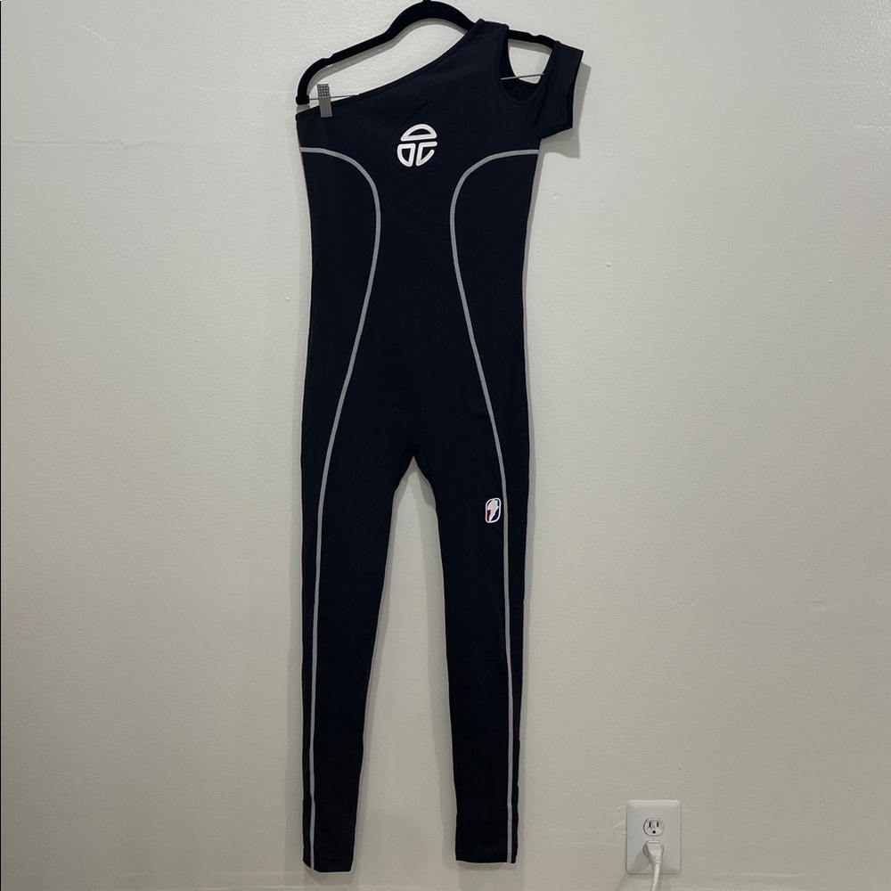 Telfar Olympics One Shoulder Bodysuit Jumpsuit